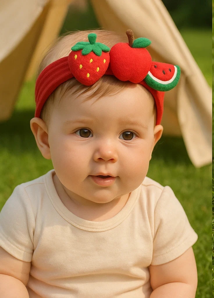 Strawberry Apple Watermelon Baby Headband